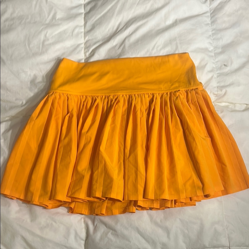 Aerie Bright Orange Mini Skirt